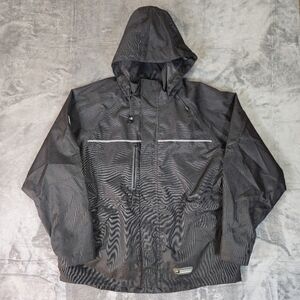 Wetskins Heavy Rain Jacket Size Large Black